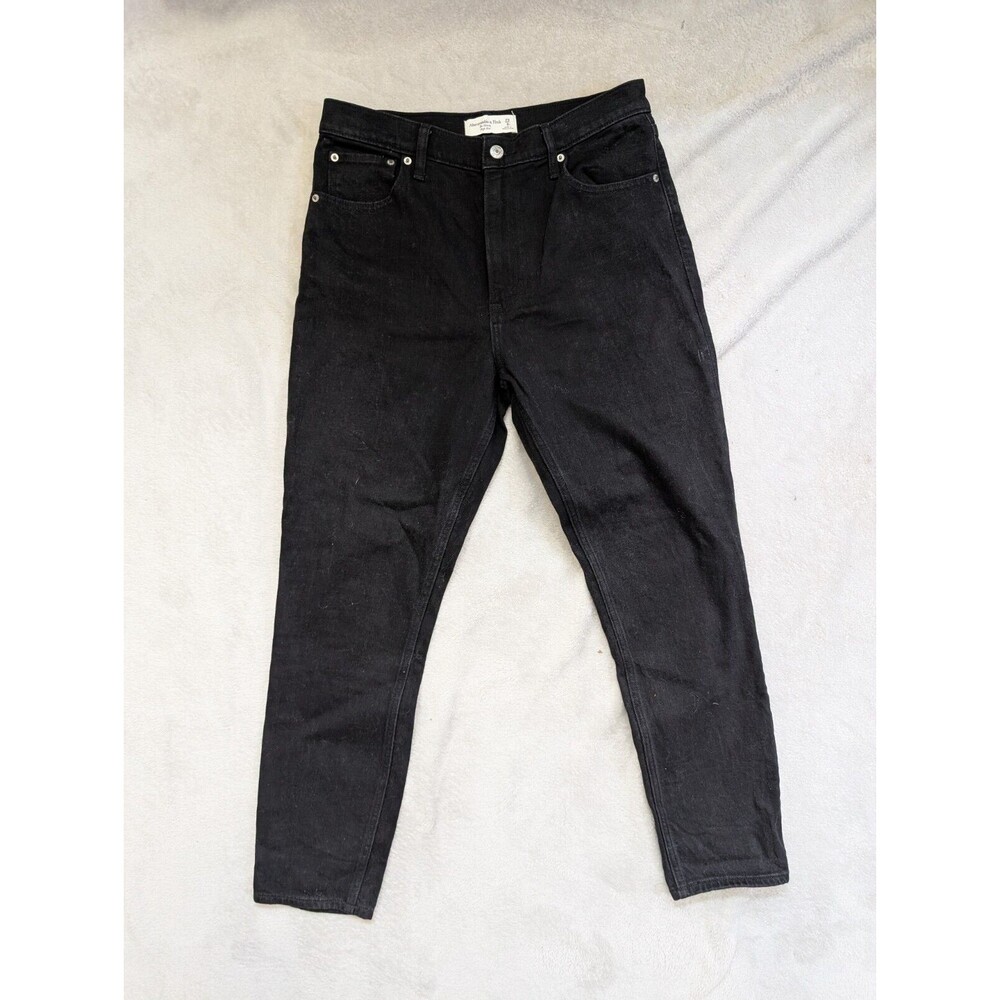Abercrombie & Fitch Jeans Womens Black 29 8r The Skinny High Rise Cotton Blend